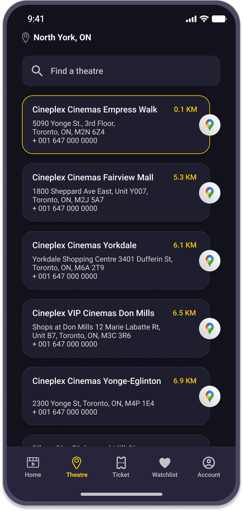 Theatres