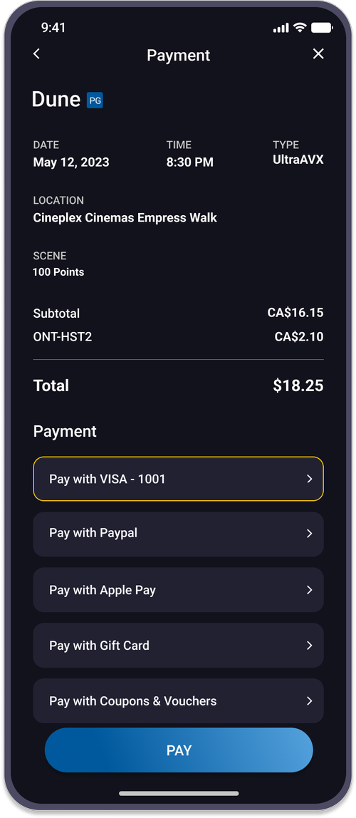 Payment 1