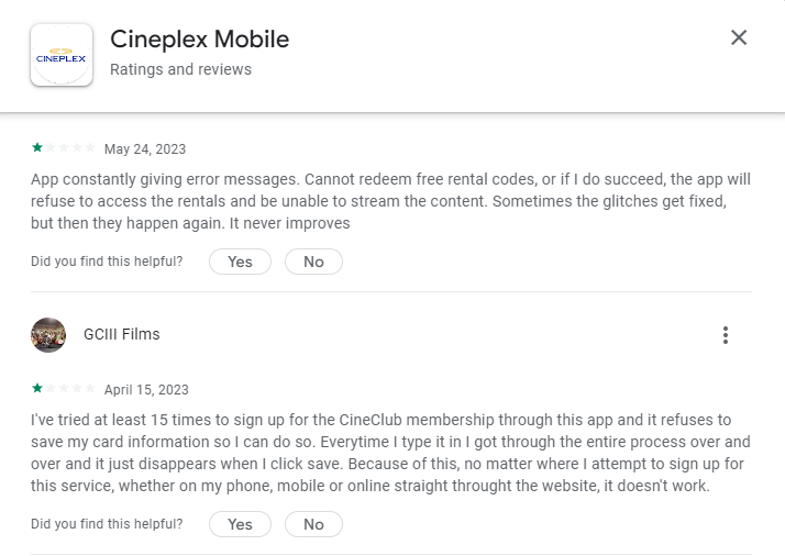 App Review 2