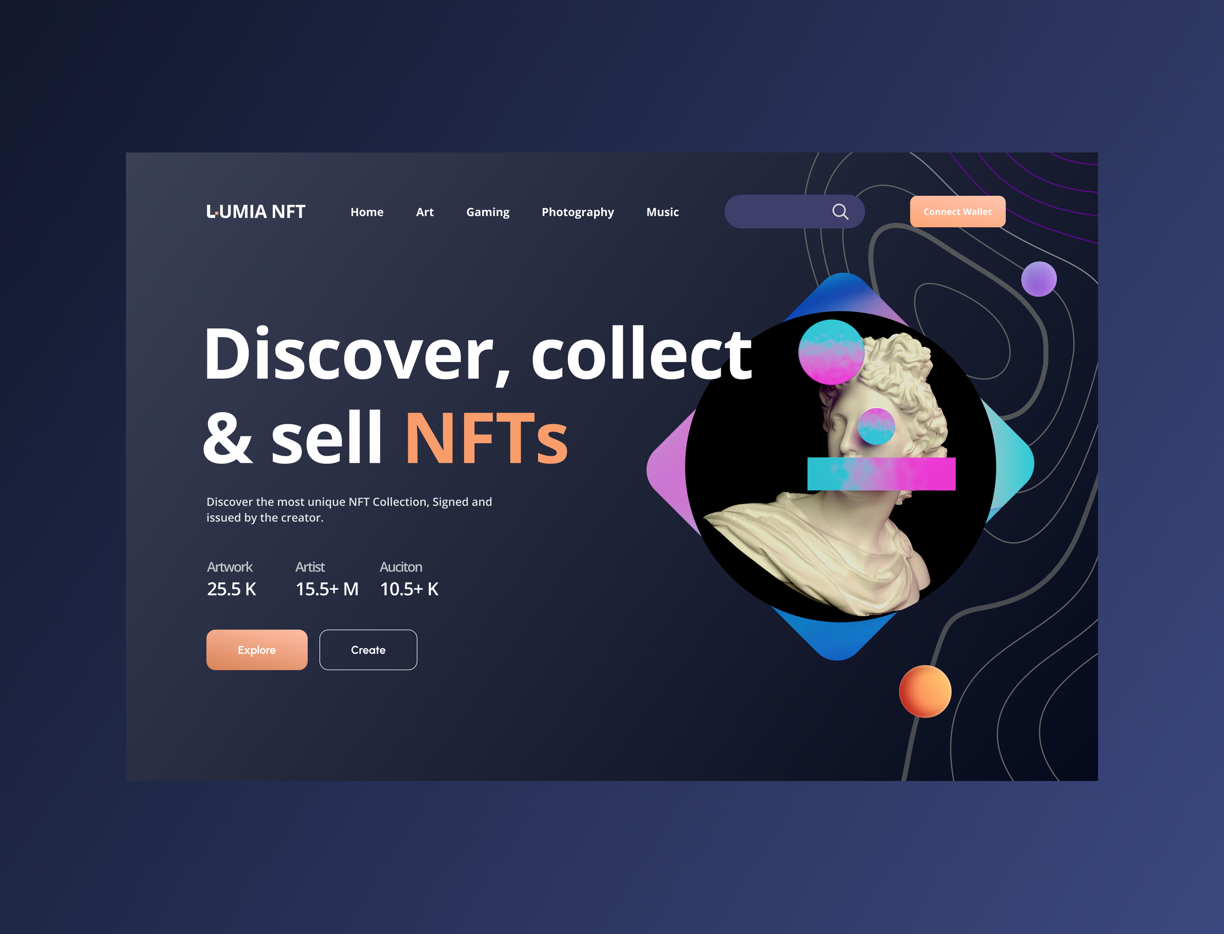 Lumia NFT Website