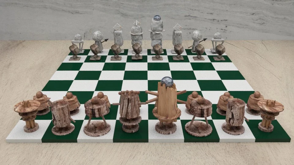 3D Chess Modelling