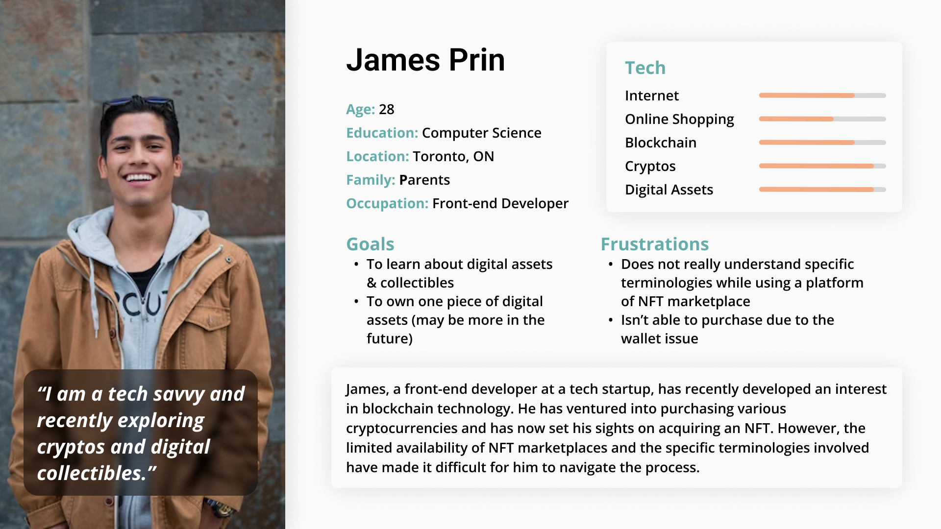 User Persona James