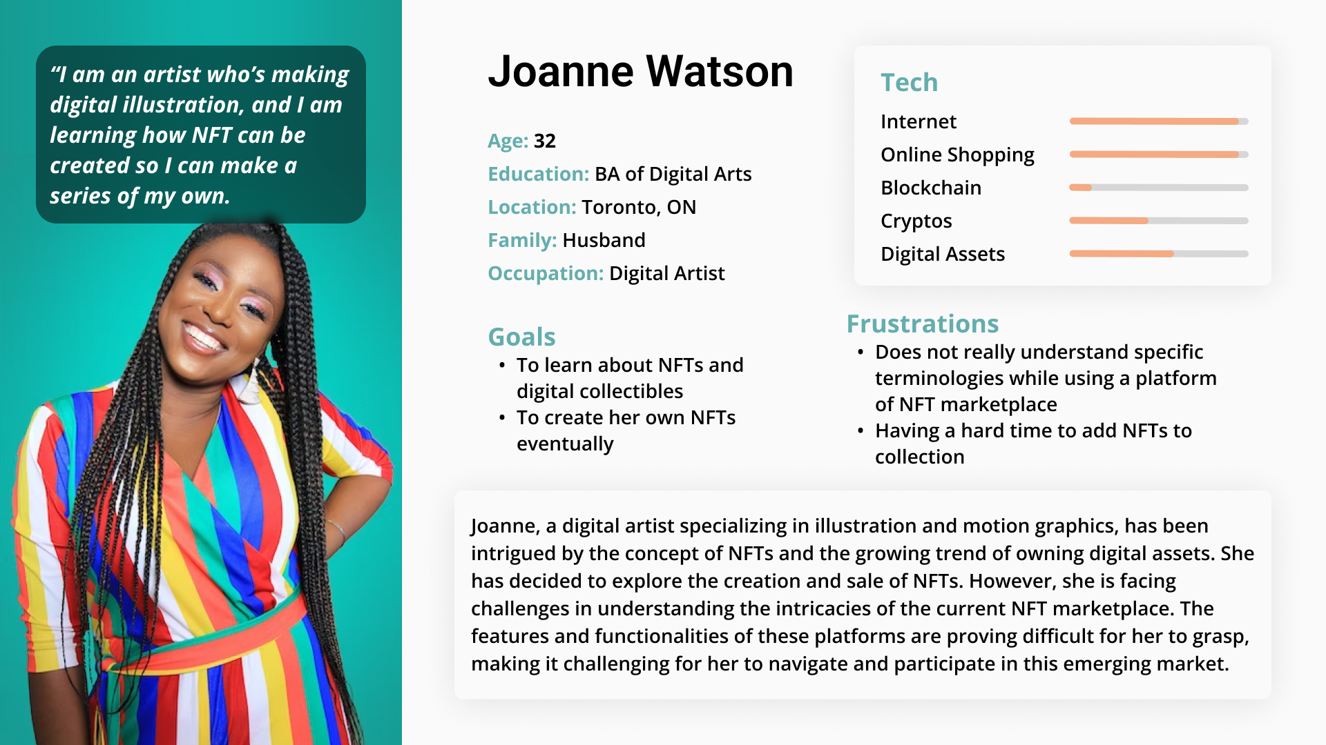 User Persona Joanne