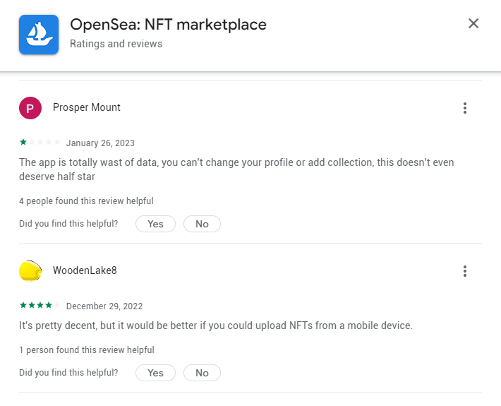 OpenSea Review 3