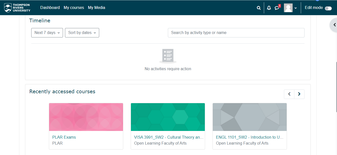 Existing Moodle 2