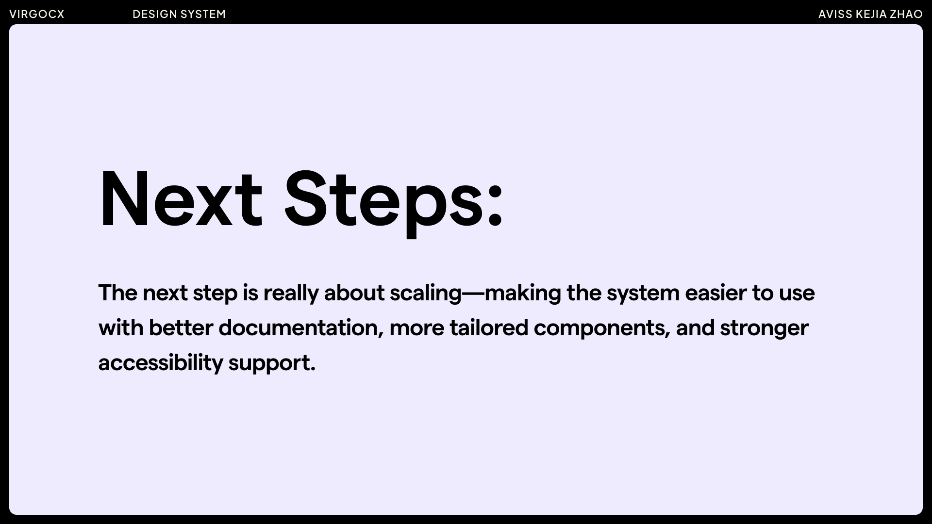 Next Steps